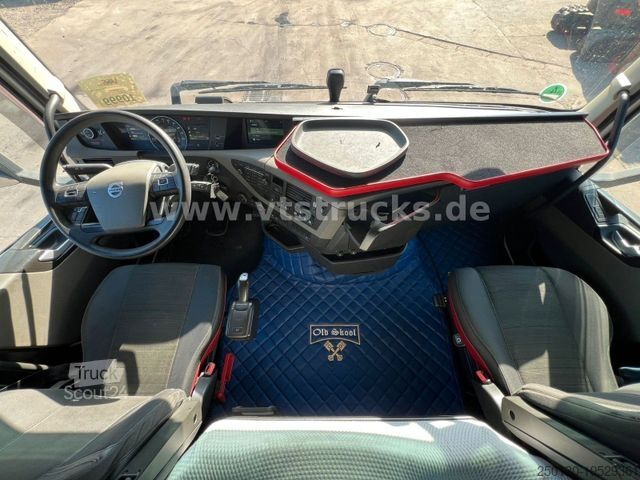 Lastbil med flak VOLVO FH 420 6x2 Pritsche+HIAB Ladekran Lenk-/Lift EU6