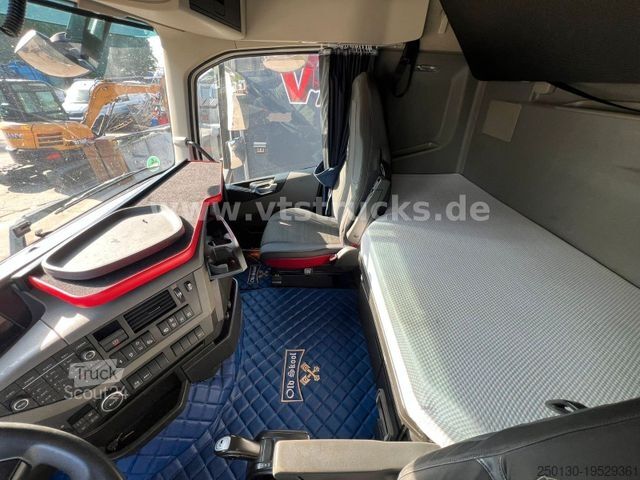 Lastbil med flak VOLVO FH 420 6x2 Pritsche+HIAB Ladekran Lenk-/Lift EU6