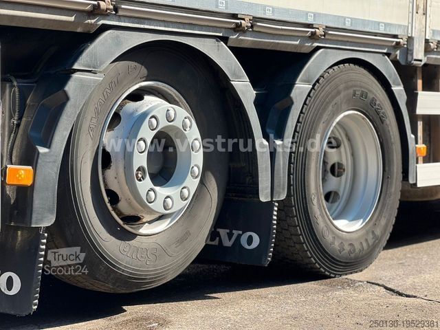 Lastbil med flak VOLVO FH 420 6x2 Pritsche+HIAB Ladekran Lenk-/Lift EU6