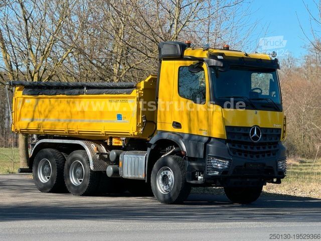 Dreiseitenkipper LKW MERCEDES-BENZ Arocs 5 2653 6x4 Meiller DSK Kipper Mirror Cam