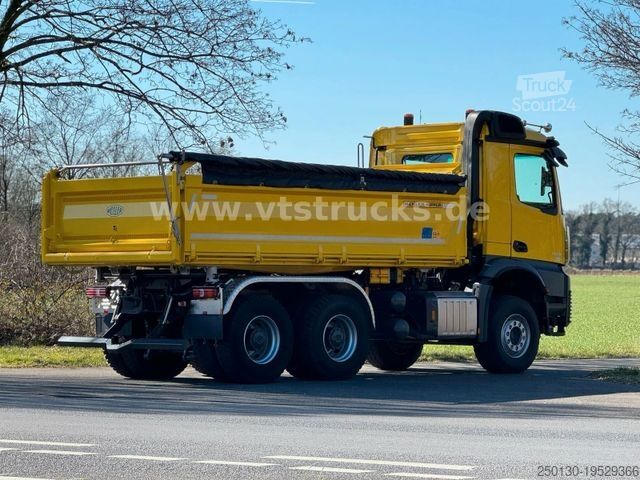 Dreiseitenkipper LKW MERCEDES-BENZ Arocs 5 2653 6x4 Meiller DSK Kipper Mirror Cam
