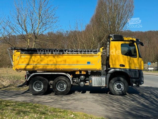Dreiseitenkipper LKW MERCEDES-BENZ Arocs 5 2653 6x4 Meiller DSK Kipper Mirror Cam