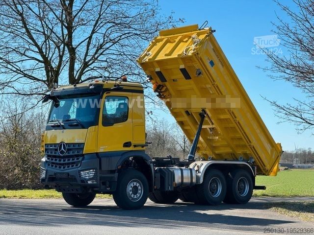 Dreiseitenkipper LKW MERCEDES-BENZ Arocs 5 2653 6x4 Meiller DSK Kipper Mirror Cam