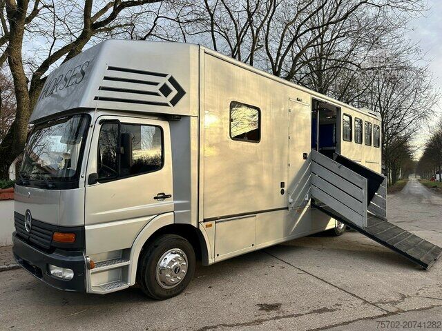 Veewagen Mercedes-Benz Atego 1223 Ketterer 5-6 Pferde Wohnmobilzul.