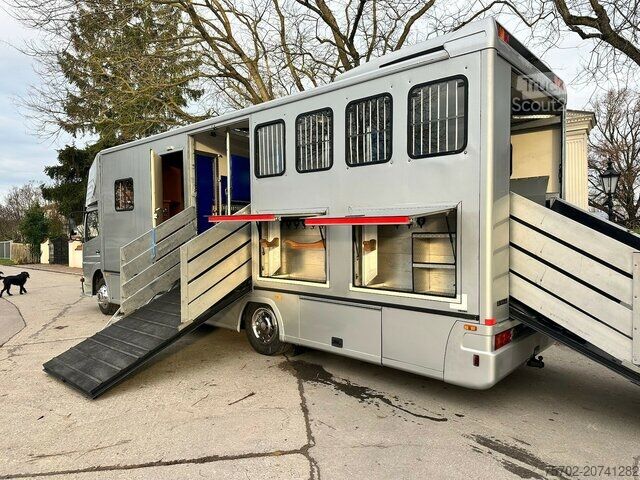 Veewagen Mercedes-Benz Atego 1223 Ketterer 5-6 Pferde Wohnmobilzul.