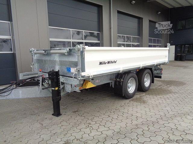 Lågbyggd trailer MÜLLER-MITTELTAL 3 Seitenkip.- Strongw., 10 to Ram, Sonderpreis