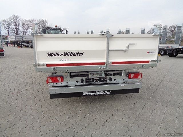 Lågbyggd trailer MÜLLER-MITTELTAL 3 Seitenkip.- Strongw., 10 to Ram, Sonderpreis