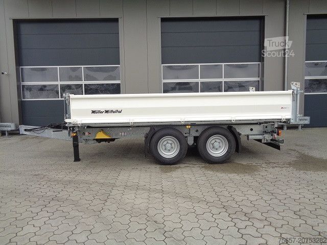 Lågbyggd trailer MÜLLER-MITTELTAL 3 Seitenkip.- Strongw., 10 to Ram, Sonderpreis