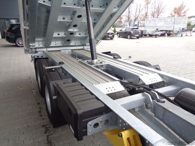 Lågbyggd trailer MÜLLER-MITTELTAL 3 Seitenkip.- Strongw., 10 to Ram, Sonderpreis