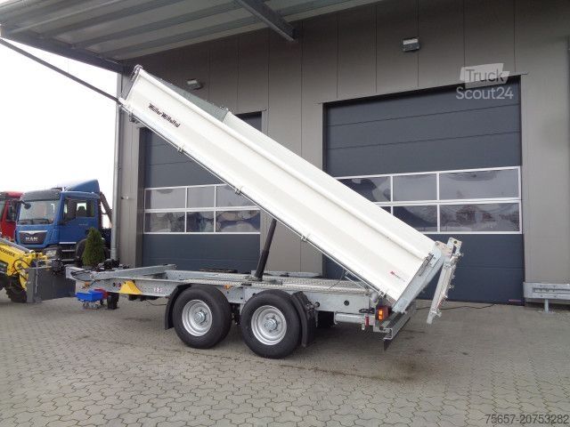 Lågbyggd trailer MÜLLER-MITTELTAL 3 Seitenkip.- Strongw., 10 to Ram, Sonderpreis