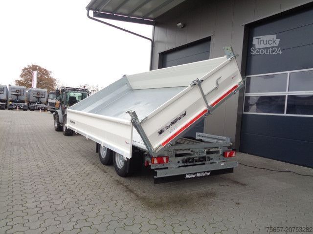 Lågbyggd trailer MÜLLER-MITTELTAL 3 Seitenkip.- Strongw., 10 to Ram, Sonderpreis