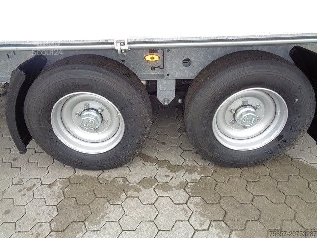 Tresidigt tippvagnssläp MÜLLER-MITTELTAL 3 Seitenkip.- Strongw., 10 to Ram, Sonderpreis