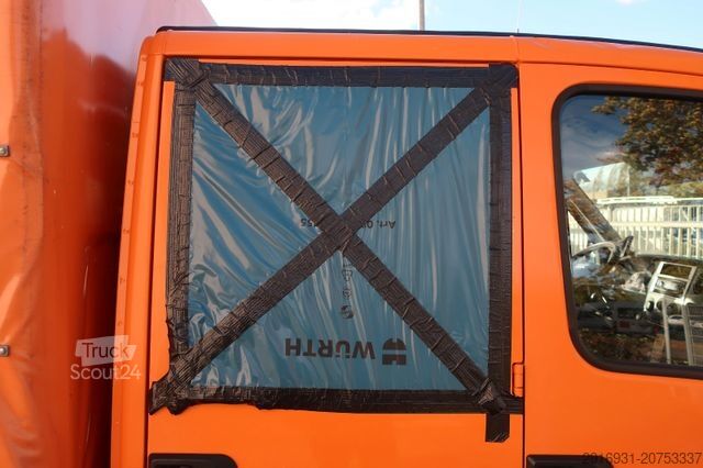 Gardinsided kassevogn IVECO Daily Pritsche Plane 35S13 2. Hand/ SHZ / FN:246