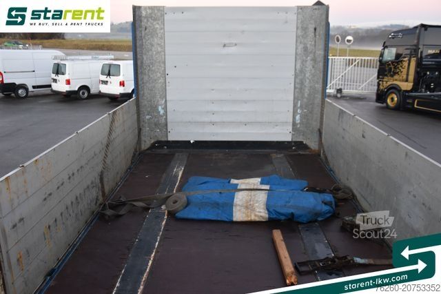 Åben sættevogn Hangler Baustofftrailer Rungentaschen 80cm Bord