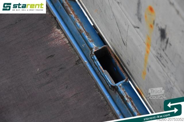 Åben sættevogn Hangler Baustofftrailer Rungentaschen 80cm Bord