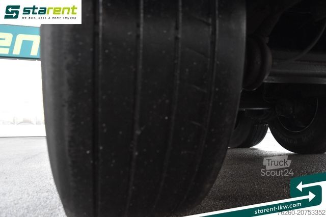 Åben sættevogn Hangler Baustofftrailer Rungentaschen 80cm Bord