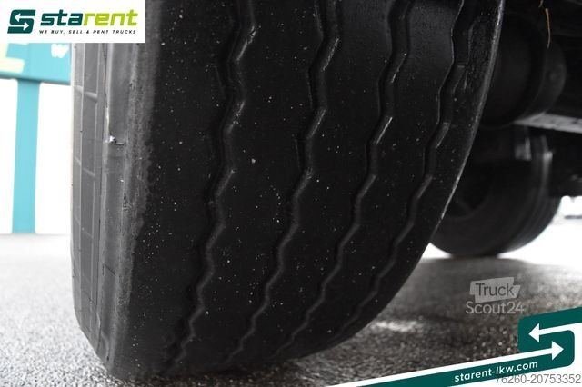 Åben sættevogn Hangler Baustofftrailer Rungentaschen 80cm Bord