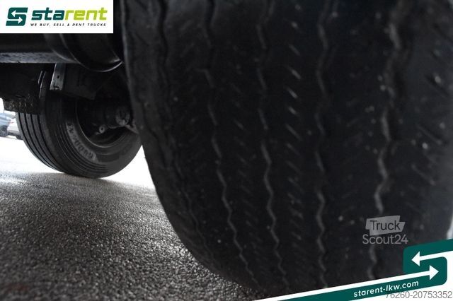 Åben sættevogn Hangler Baustofftrailer Rungentaschen 80cm Bord