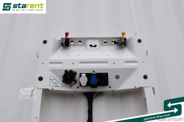 Auflieger mit Pritsche & Plane KRONE Megatrailer Hubdach Liftachse Safe Curtain