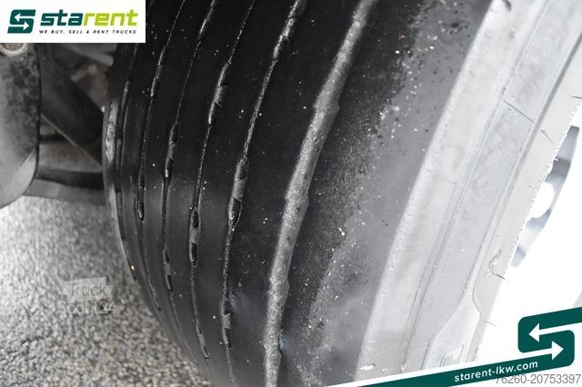 Auflieger mit Pritsche & Plane KRONE Megatrailer Hubdach Liftachse Safe Curtain