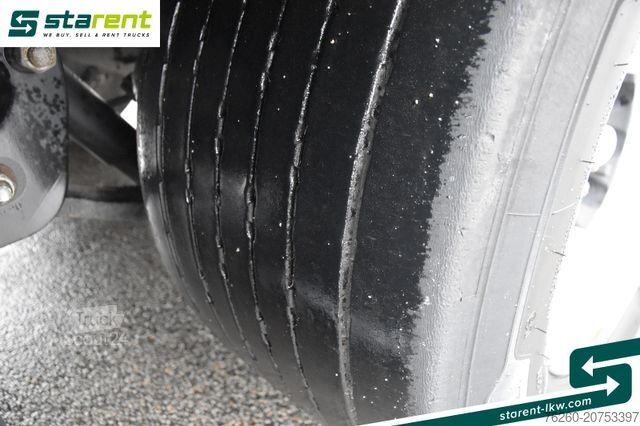 Auflieger mit Pritsche & Plane KRONE Megatrailer Hubdach Liftachse Safe Curtain