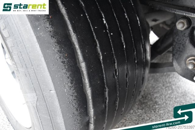 Auflieger mit Pritsche & Plane KRONE Megatrailer Hubdach Liftachse Safe Curtain