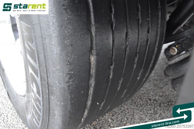 Auflieger mit Pritsche & Plane KRONE Megatrailer Hubdach Liftachse Safe Curtain