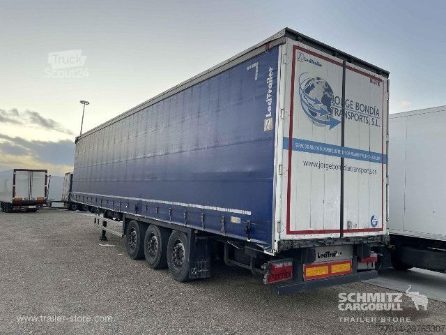 Brandalı açık yarı römork Leci Trailer Curtainsider Standard