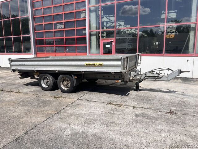مقطورة قلابة ثلاثية الاتجاهات Humbaur htk105024  Tandemkipper- Tieflader