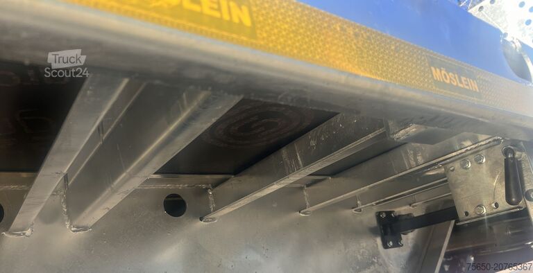 مقطورة مفتوحة Möslein T 3 Plato 10,5 m  3 Achs Jumbo- Plato- Anhänger 10,50 m, Mega