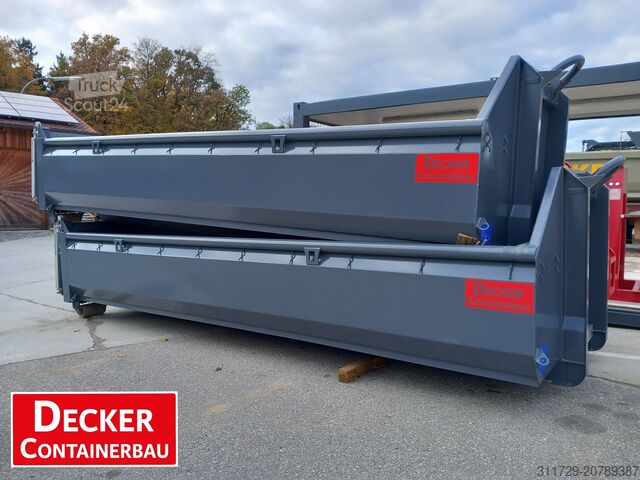 Ruloninis konteineris Decker Containerbau Abrollcontainer, Bayernbox, Pendelklapp