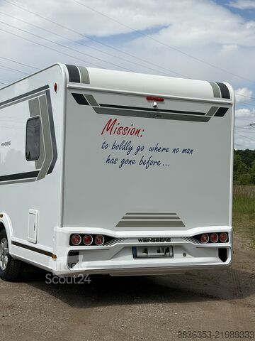 Rulotă/autocaravană Weinsberg CaraCore 650 MF Lithium SAT Solar Top