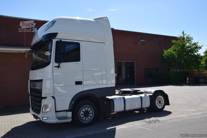 Tilavuusyksikköveturi Daf XF 480 Low Deck Retarder ACC Standklima TV