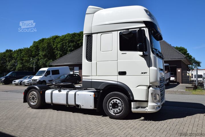 Tilavuusyksikköveturi Daf XF 480 Low Deck Retarder ACC Standklima TV