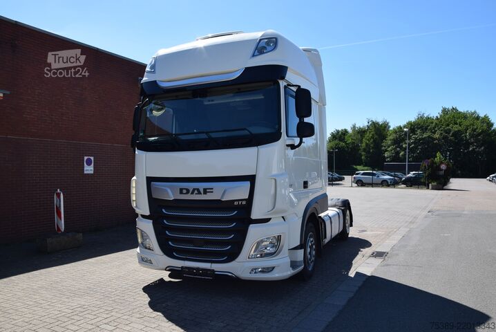 Tilavuusyksikköveturi Daf XF 480 Low Deck Retarder ACC Standklima TV