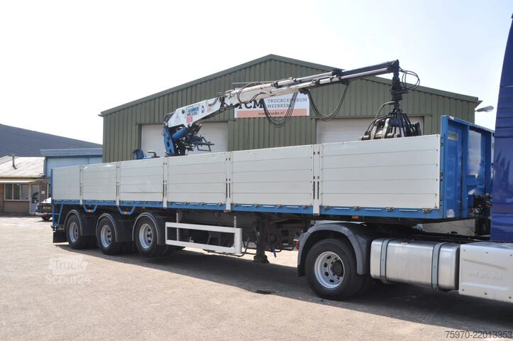 Ladepritsche Kennis TPD 348 + KENNIS 16R KRAAN + STEUNPOTEN + STENE...