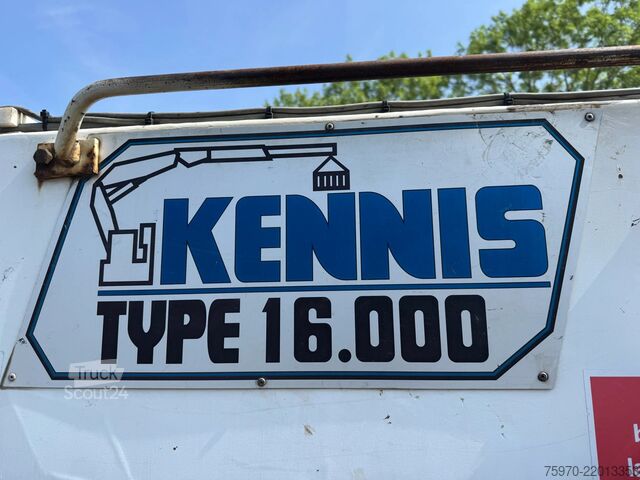 Ladepritsche Kennis TPD 348 + KENNIS 16R KRAAN + STEUNPOTEN + STENE...