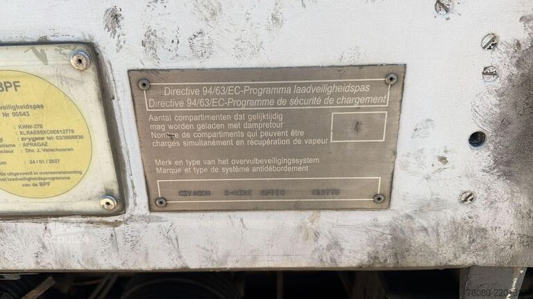 Säiliöauto DAF CF 85.340 (STOKOTA 4 COMPARTIMENTS / 14000 L / ...