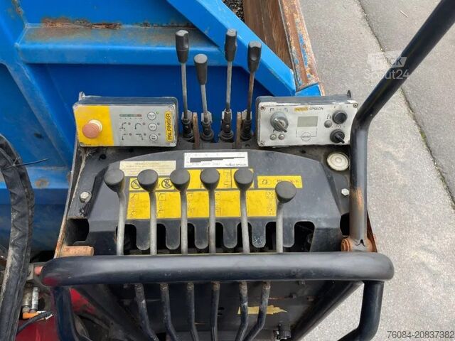 Camion-benne avec grue Mercedes-Benz Arocs 3342 *6x6*meegestuurd as*2zijdige kipper*...