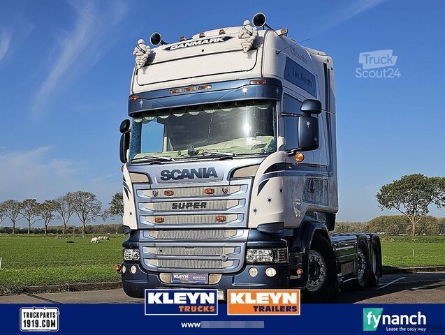 SCANIA R580 V8 6x2/4, cu două punți directoare, cutie de viteze manuală, interior special SCANIA R580 V8 6X2/4 TWIN STEER MANUAL GEARBOX SPECIAL...