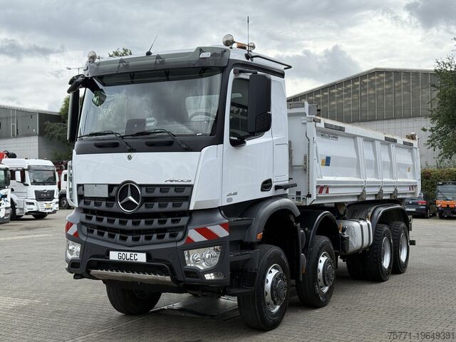Tipper Mercedes-Benz AROCS 4145 8x8 EURO6 WYWROTKA TRÓJSTRONNA Z BOR...