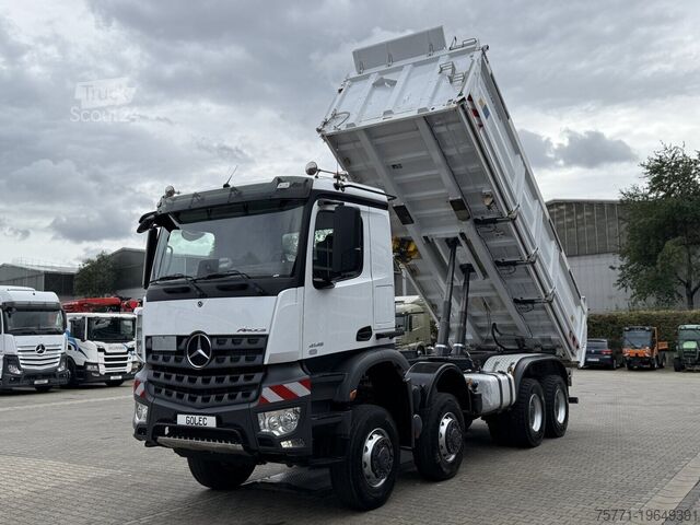 Tipper Mercedes-Benz AROCS 4145 8x8 EURO6 WYWROTKA TRÓJSTRONNA Z BOR...