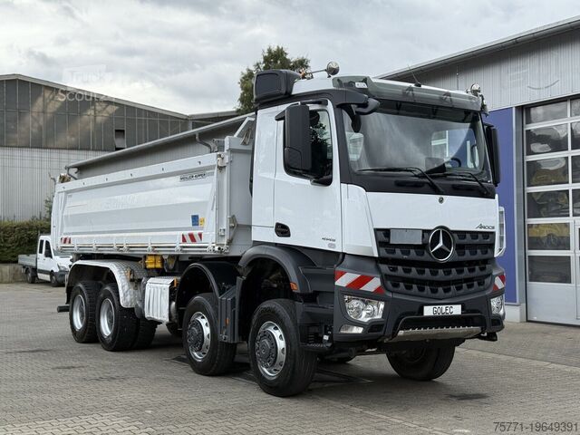 Tipper Mercedes-Benz AROCS 4145 8x8 EURO6 WYWROTKA TRÓJSTRONNA Z BOR...