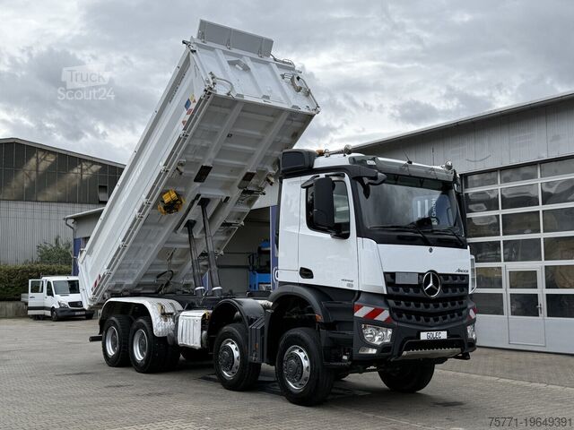 Tipper Mercedes-Benz AROCS 4145 8x8 EURO6 WYWROTKA TRÓJSTRONNA Z BOR...