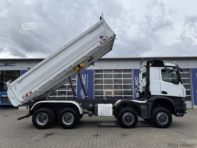 Tipper Mercedes-Benz AROCS 4145 8x8 EURO6 WYWROTKA TRÓJSTRONNA Z BOR...
