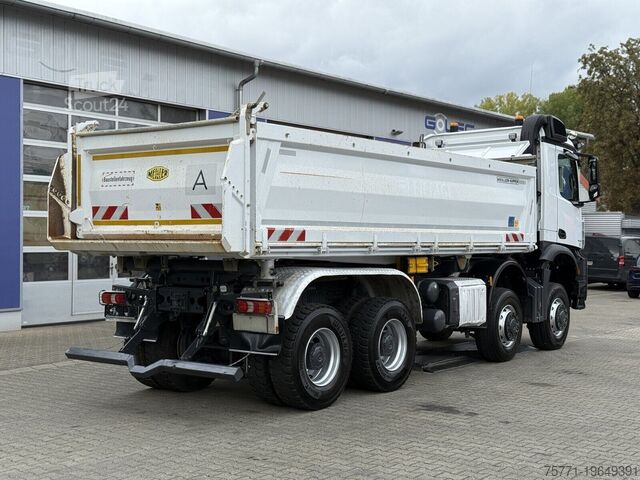 Tipper Mercedes-Benz AROCS 4145 8x8 EURO6 WYWROTKA TRÓJSTRONNA Z BOR...
