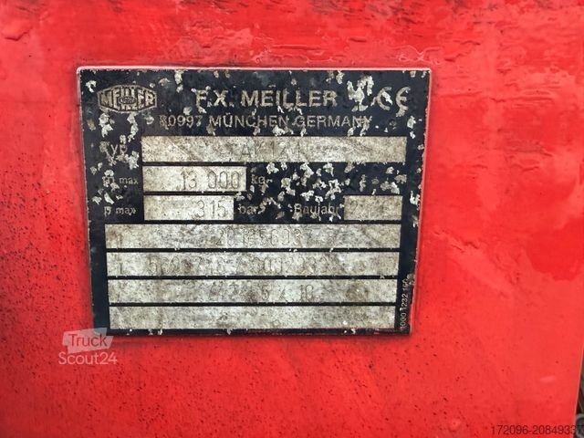 Kippers vrachtauto VOLVO FMX 420 + Meiller AK 12 MT, Klima, Ahk, E6