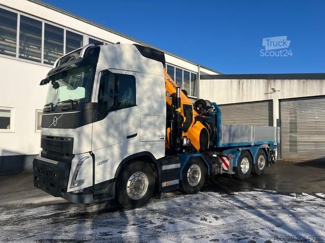 Camion plateau VOLVO FH 540 8x2 EFFER Kran Sattelzugmaschine