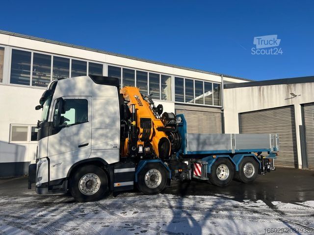 Camion plateau VOLVO FH 540 8x2 EFFER Kran Sattelzugmaschine
