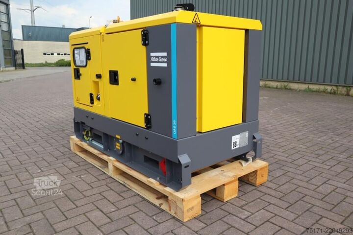 Aggregaat Atlas Copco QAS 20 S5 Valid Inspection, Diesel, 17 kVA, Also A